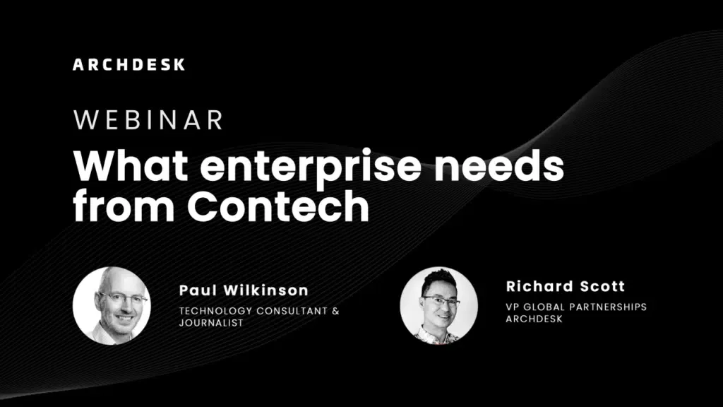 What construction enterprise needs from construction tech