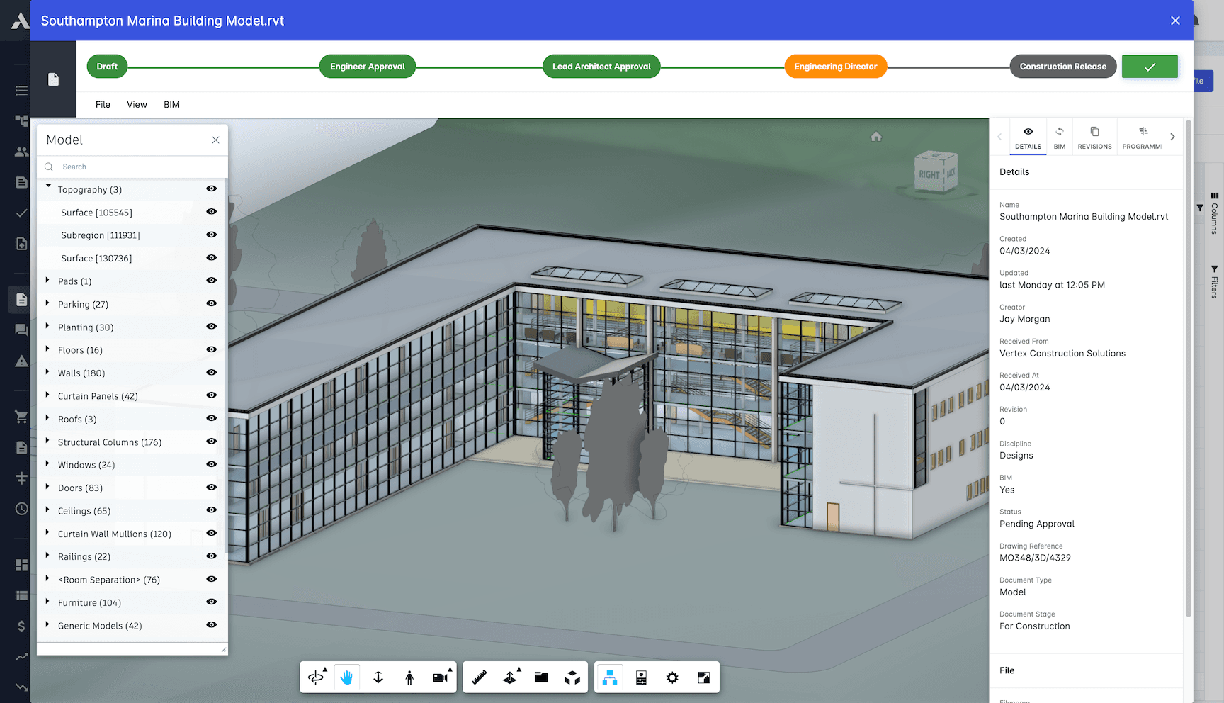 BIM Data Exchange screenshot