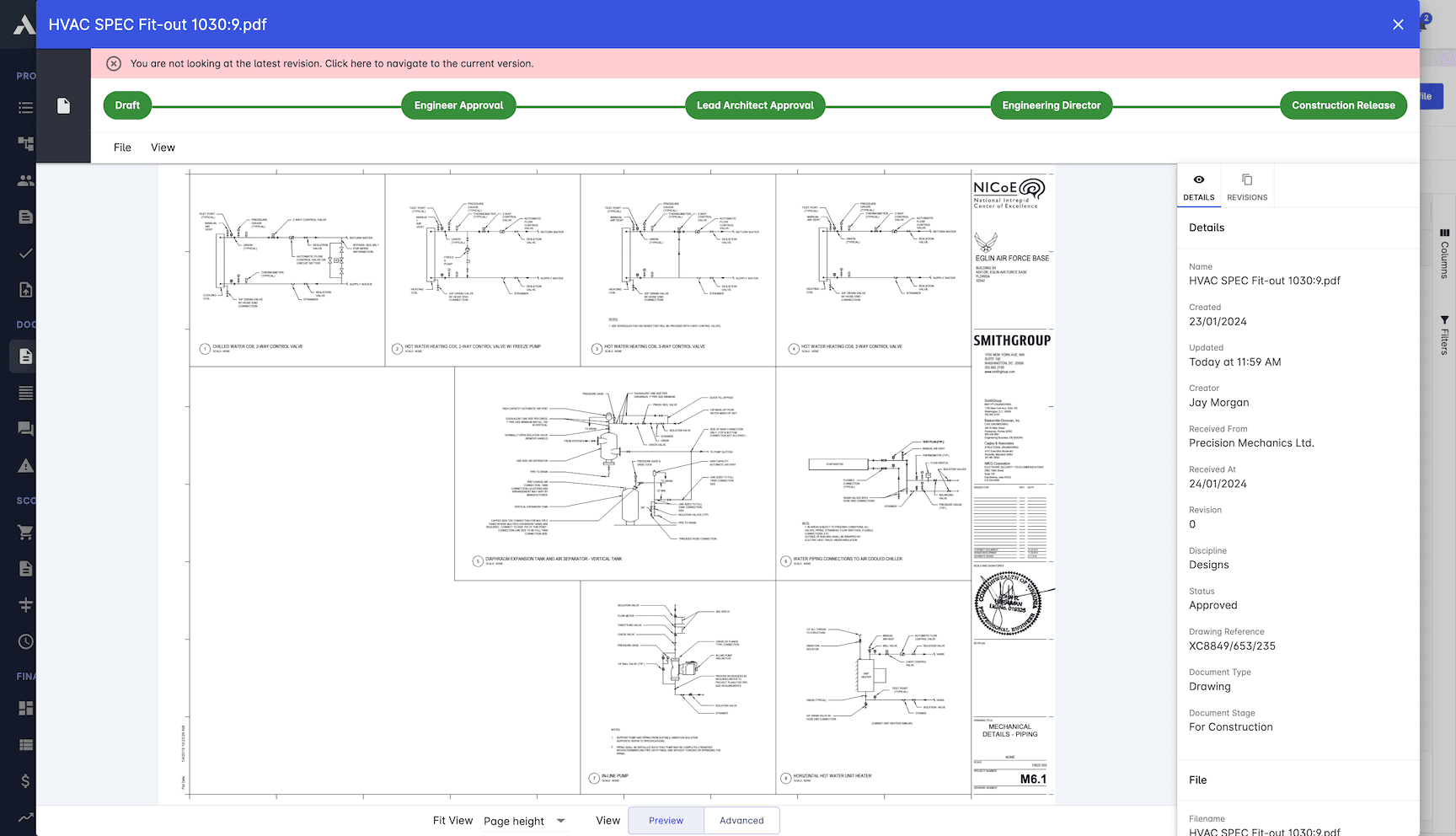 Document Control screenshot