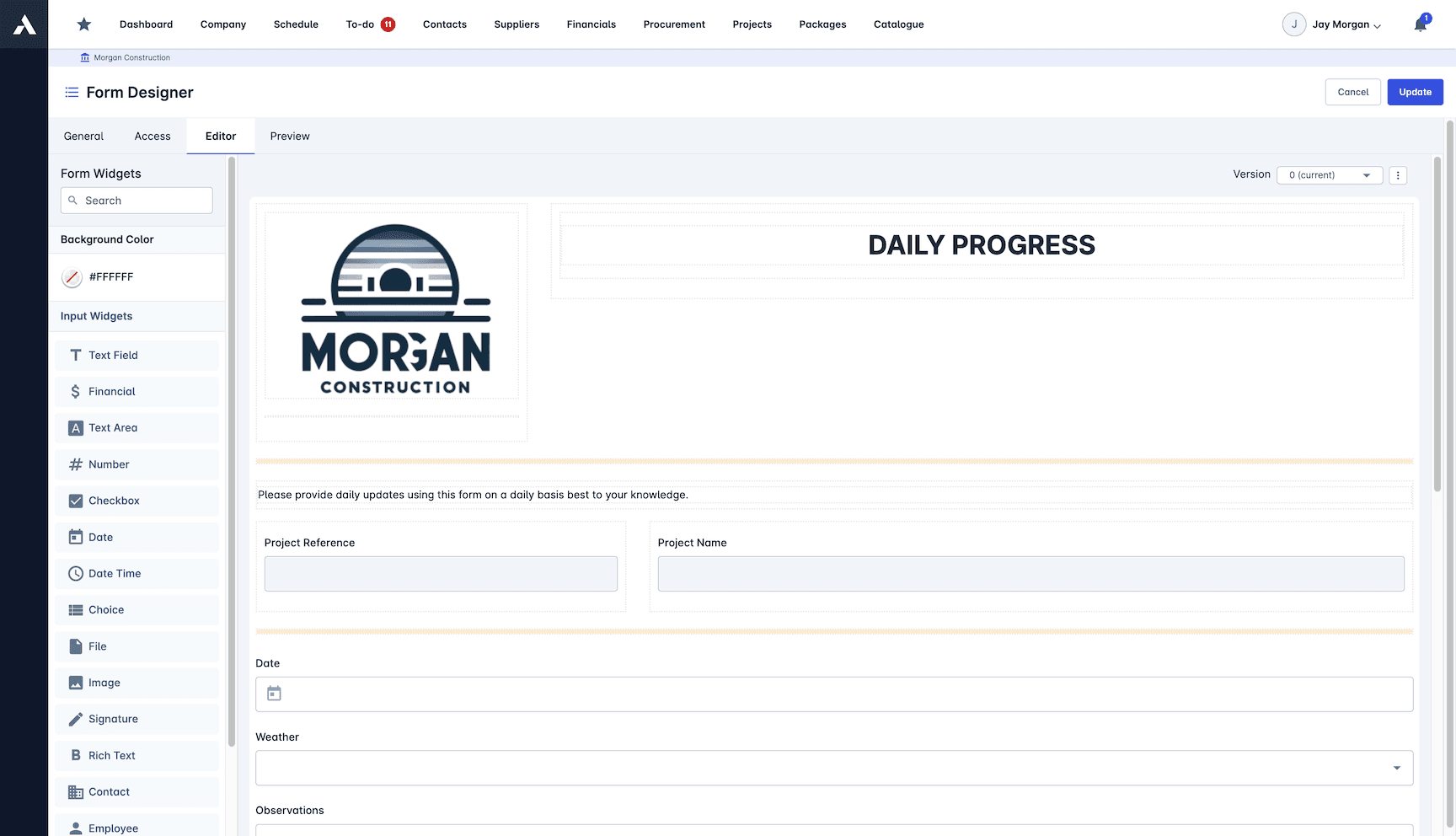 Custom Forms Builder screenshot