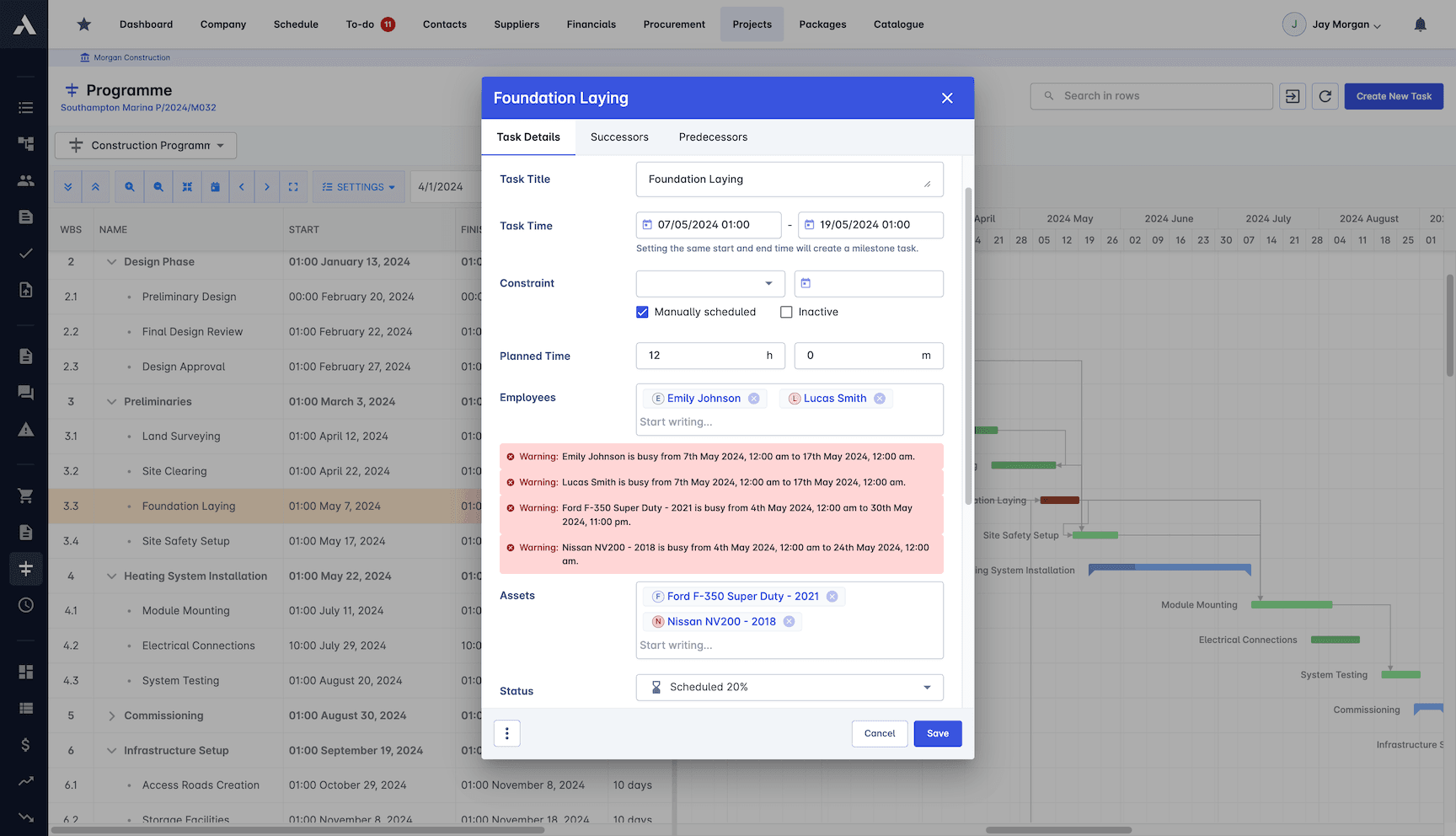 Conflict Detection screenshot