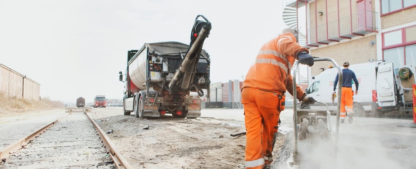 Construction site background