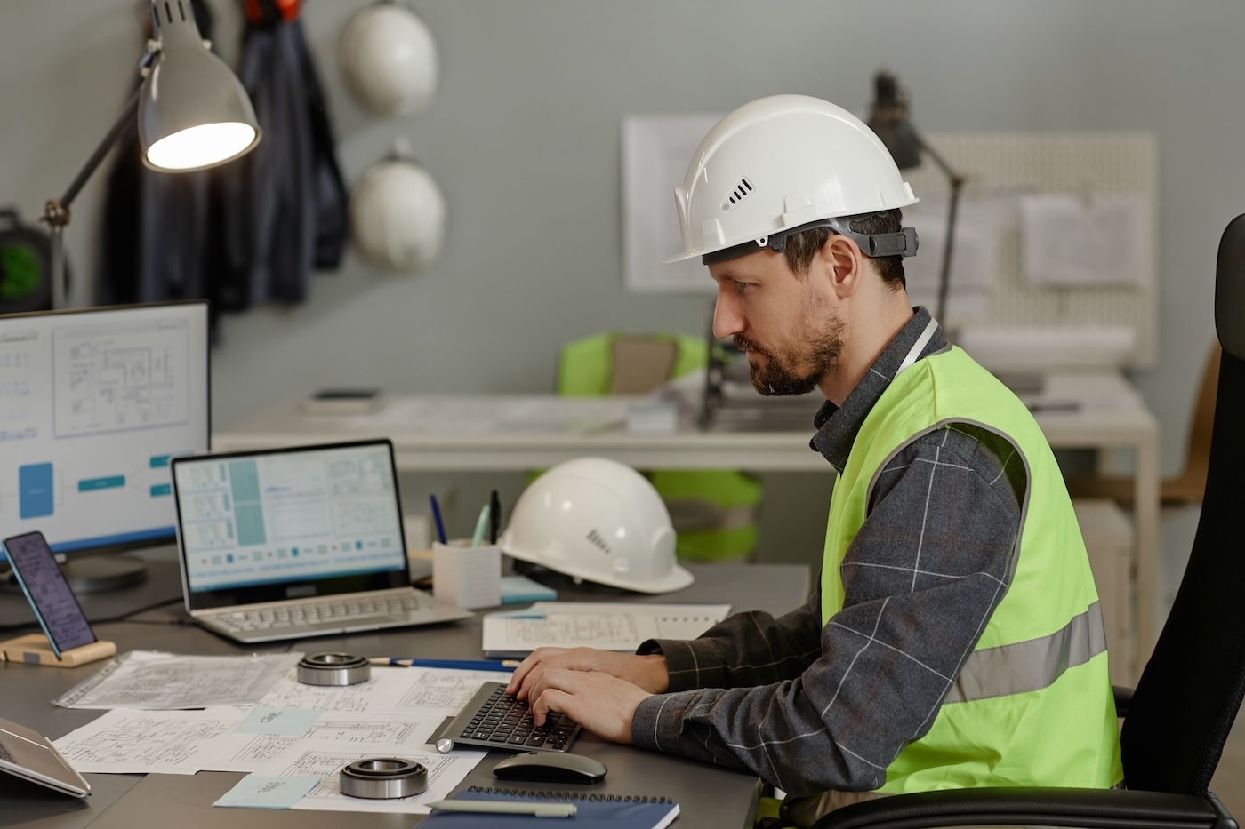 Construction site background