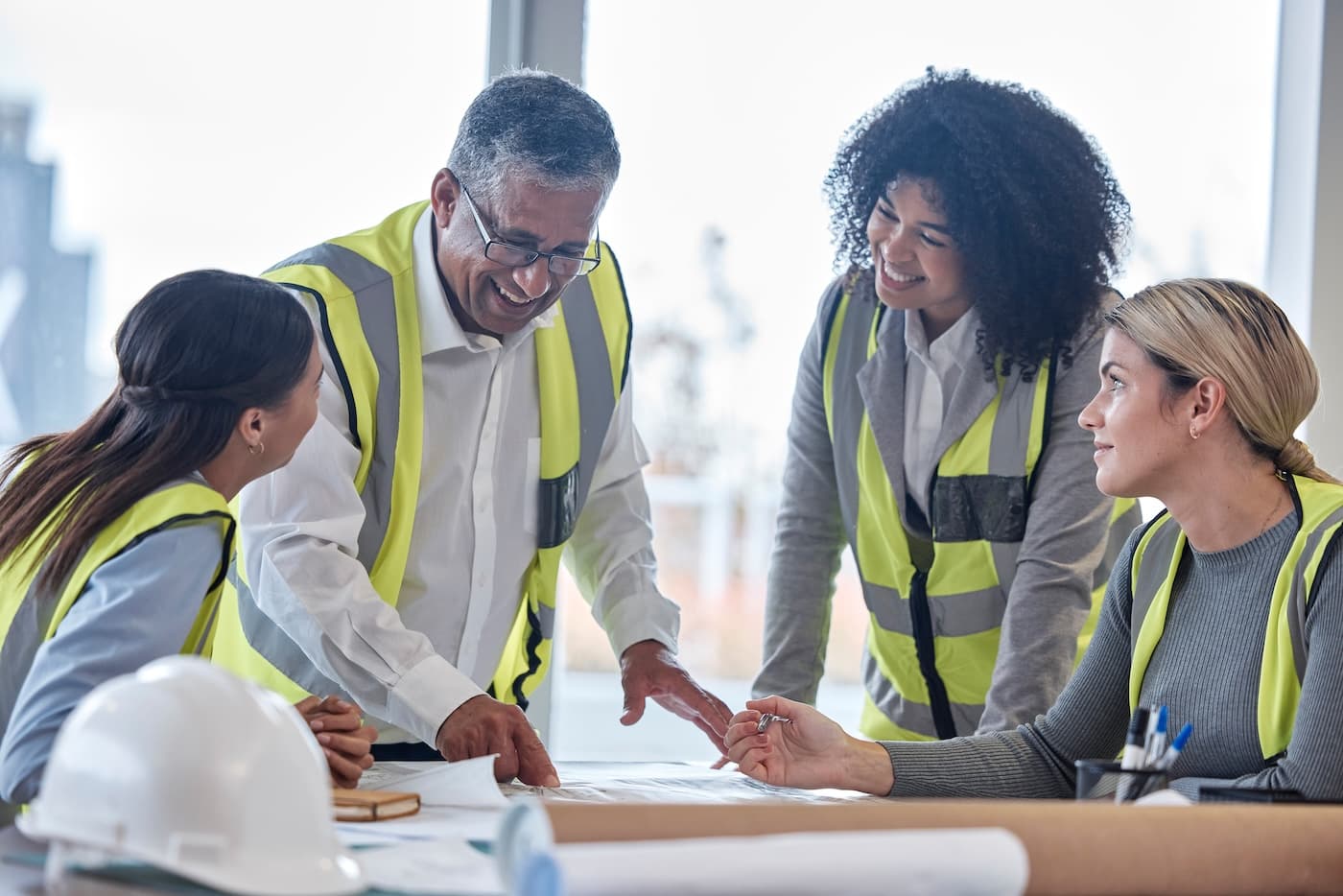 Construction site background