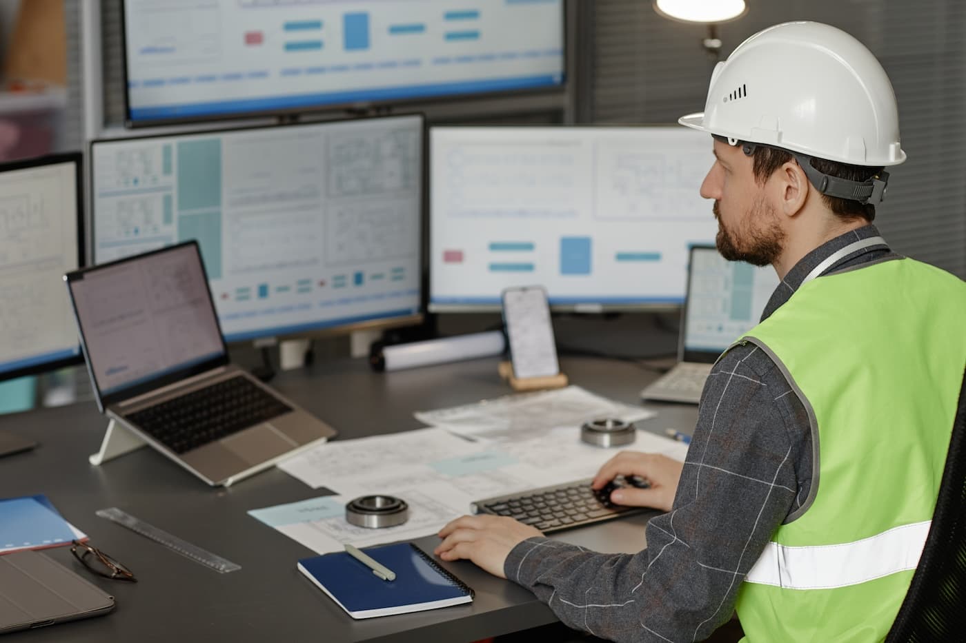 Construction site background