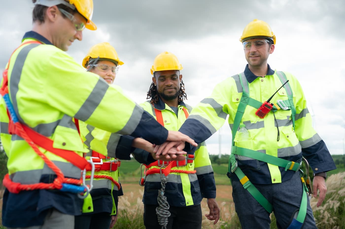 Construction site background