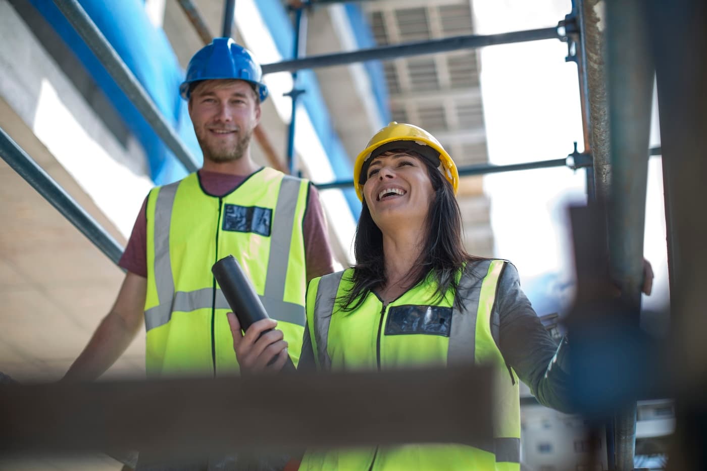 Construction site background
