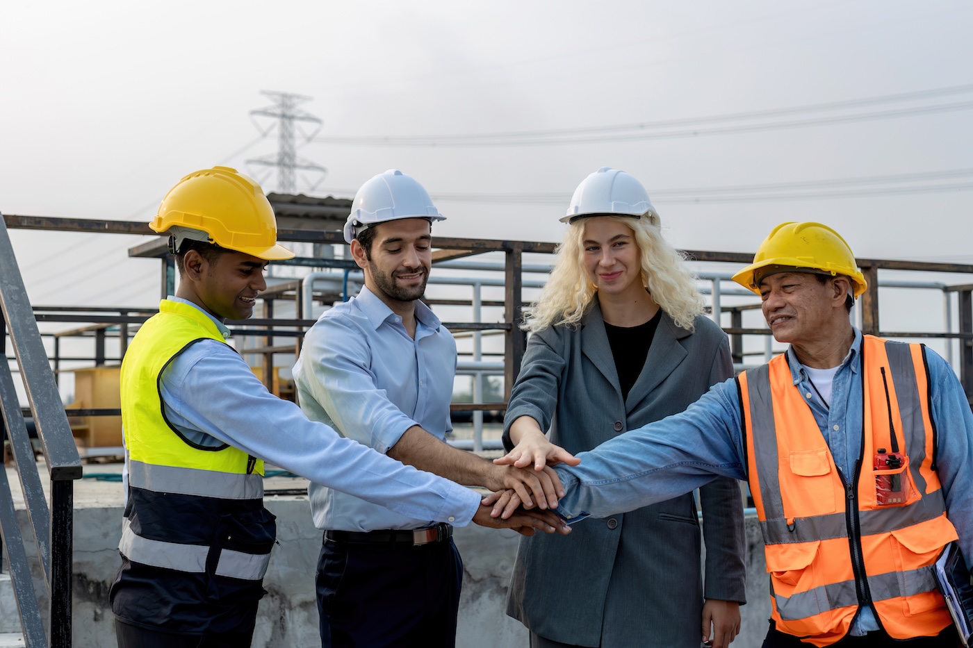 Construction site background