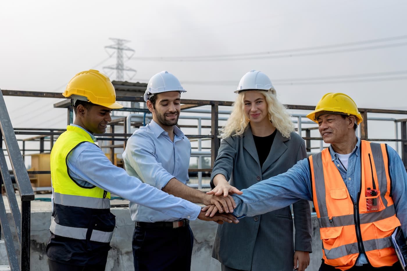 Construction site background