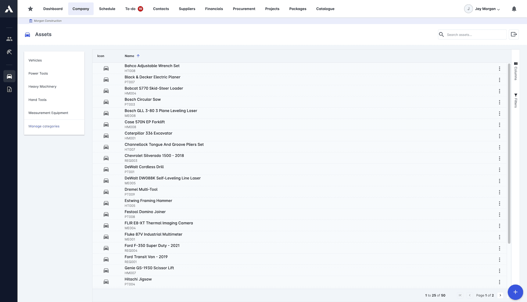 Plant Lifecycle Management screenshot