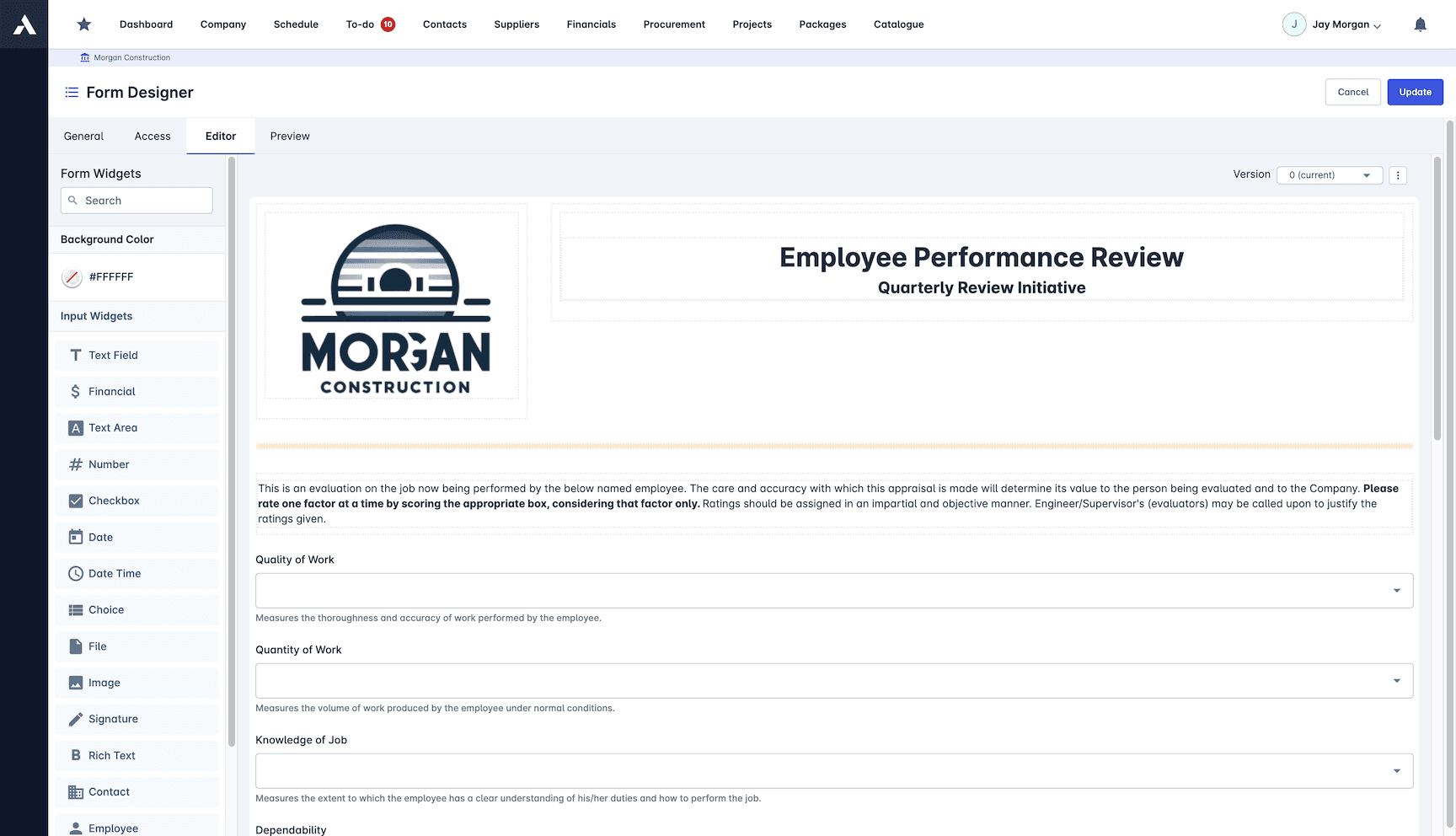 Drag & Drop Form Builder screenshot