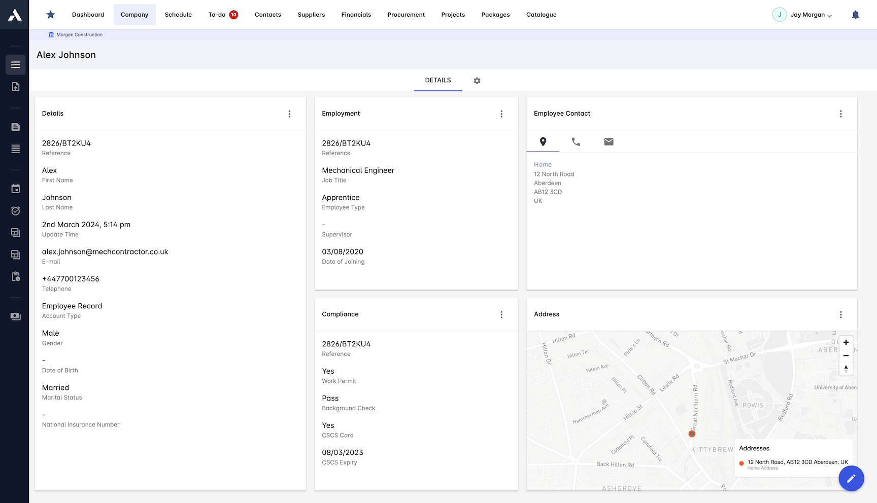 Certification Management screenshot