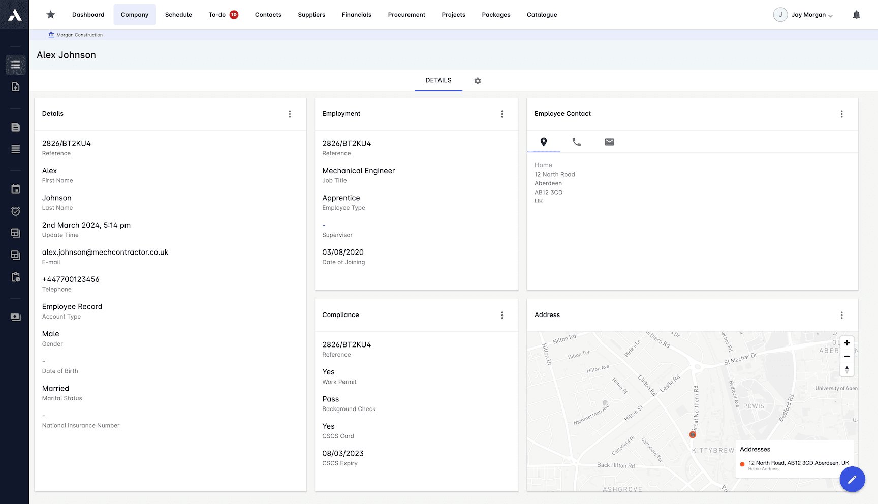 Certification Management screenshot