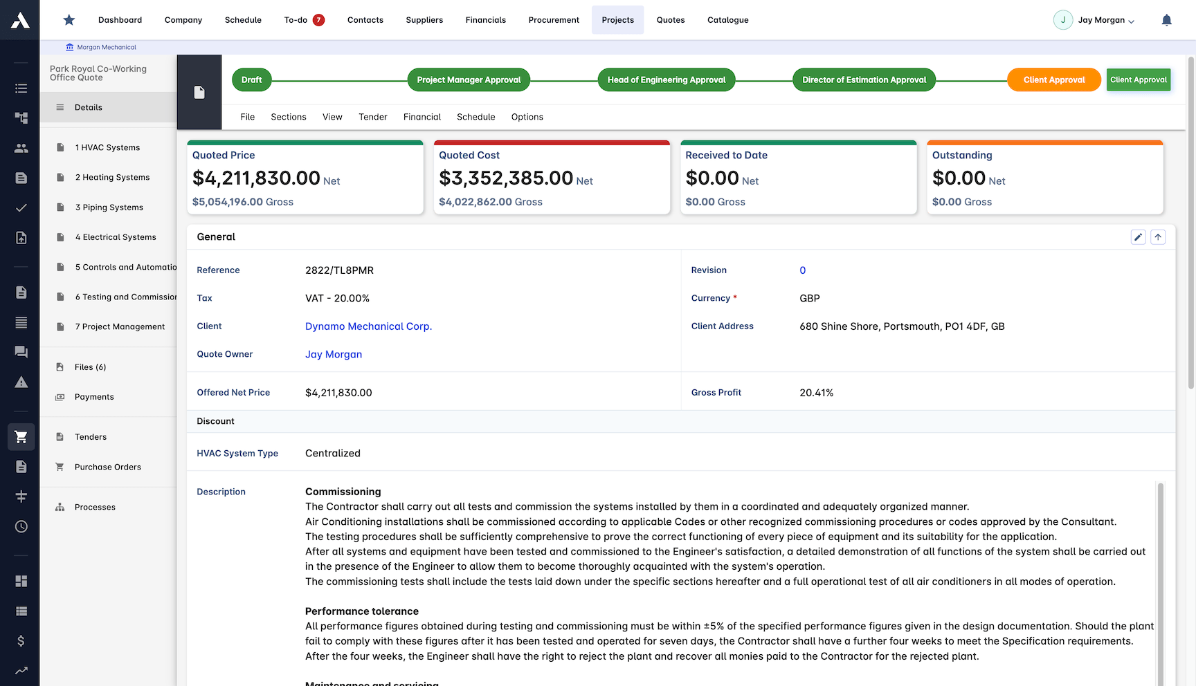 Document Control screenshot