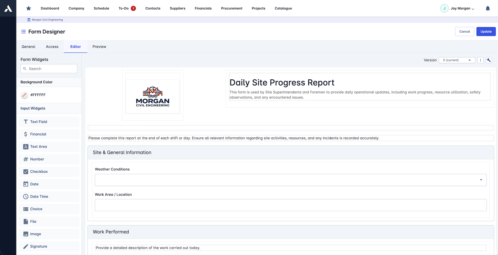 Custom Forms Builder screenshot