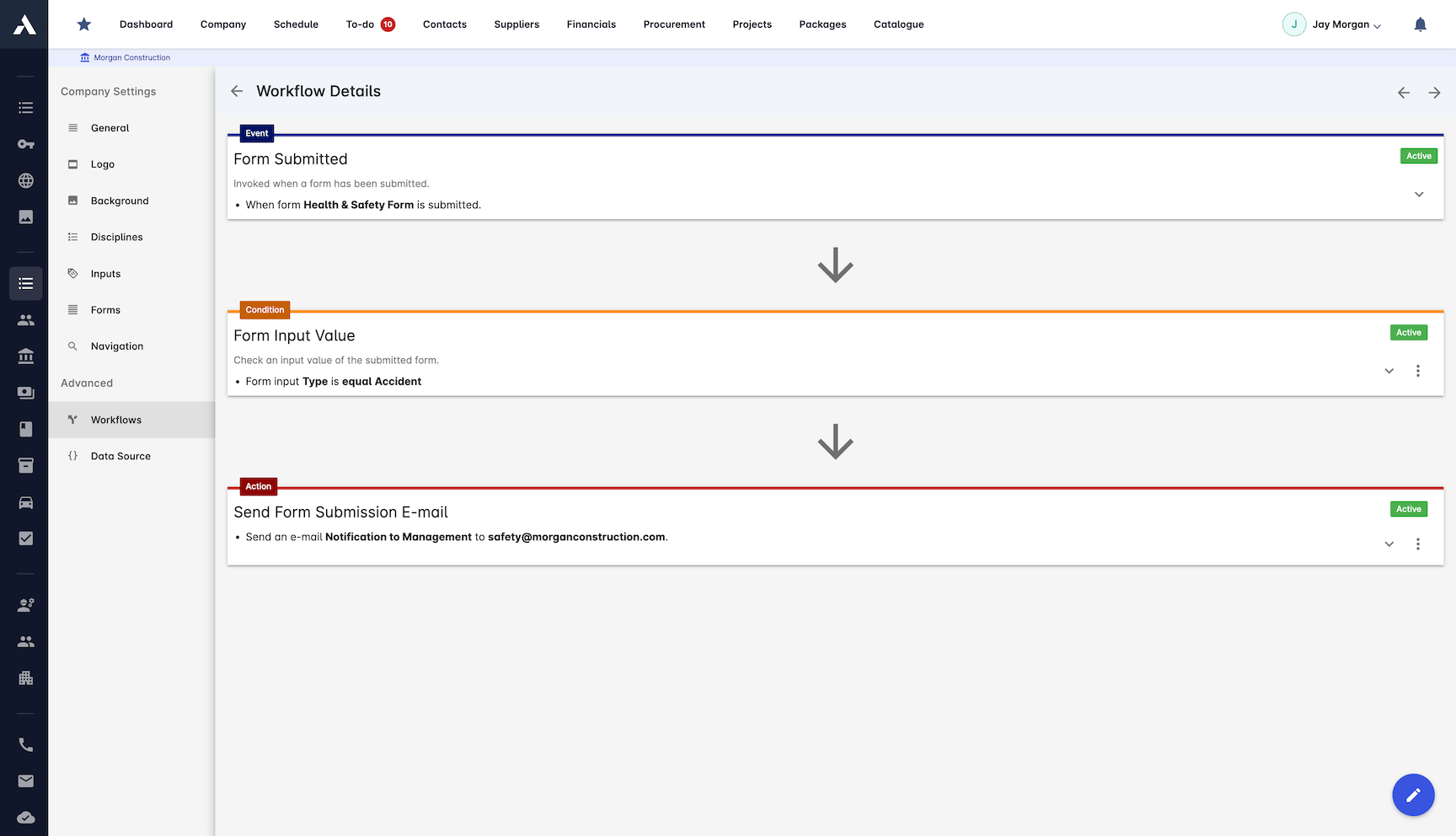 Integrations screenshot