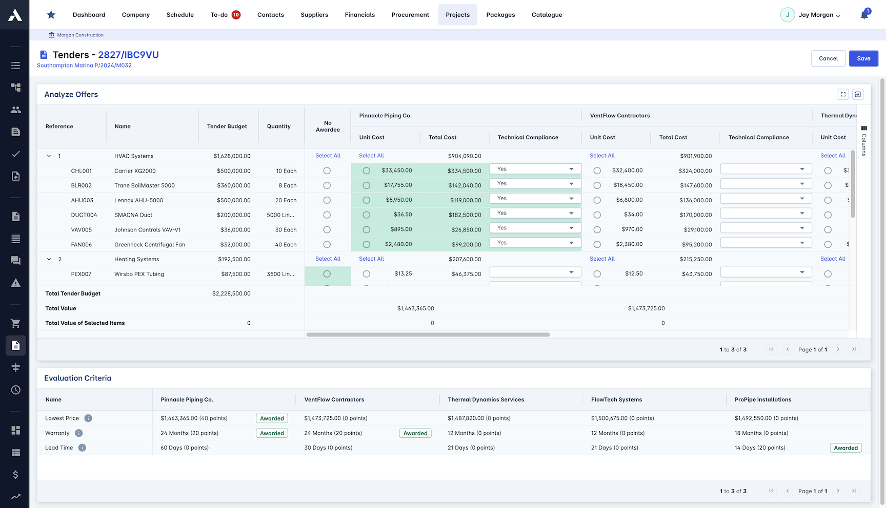 Pricing Integration screenshot