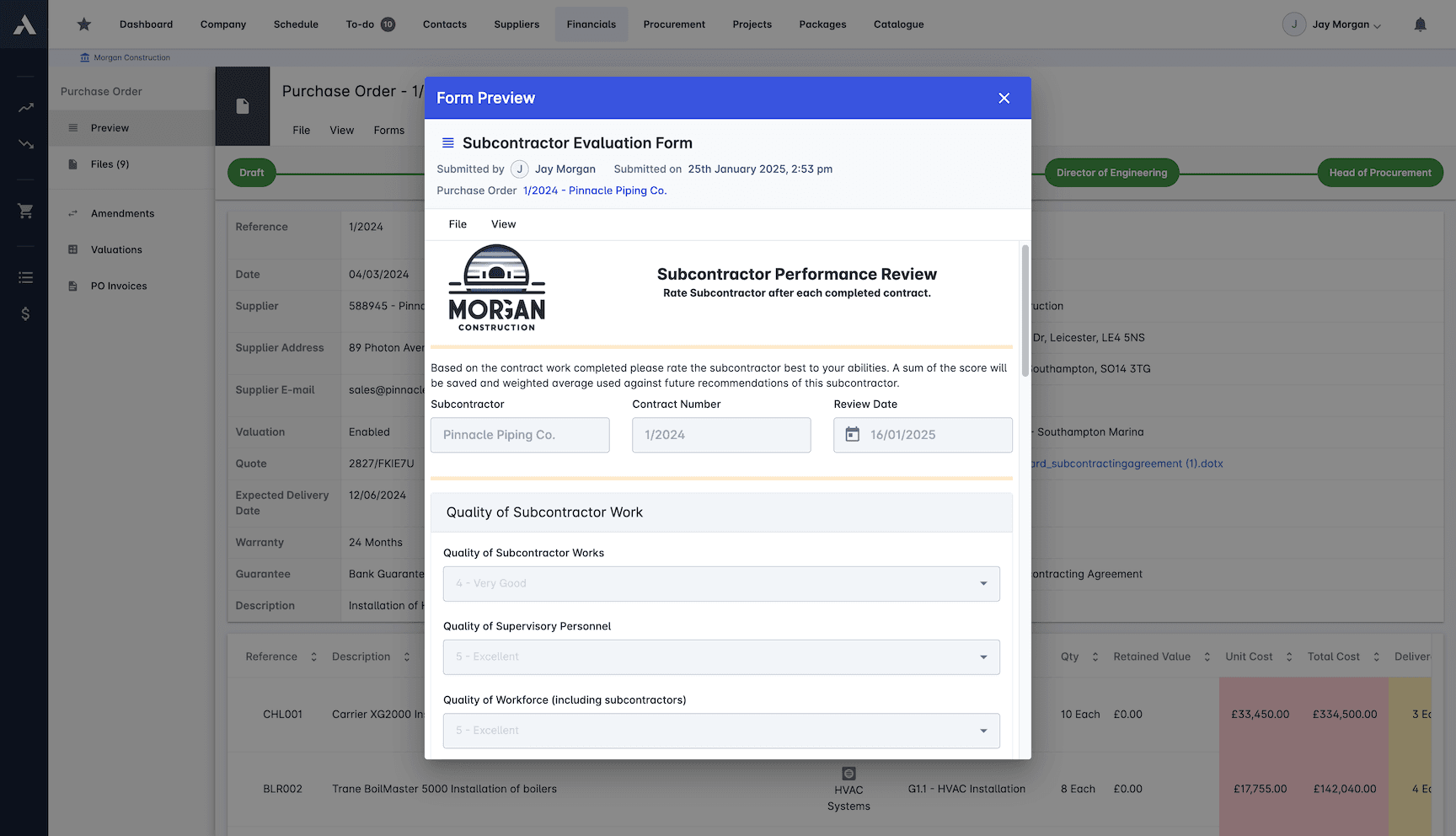 Performance Management screenshot