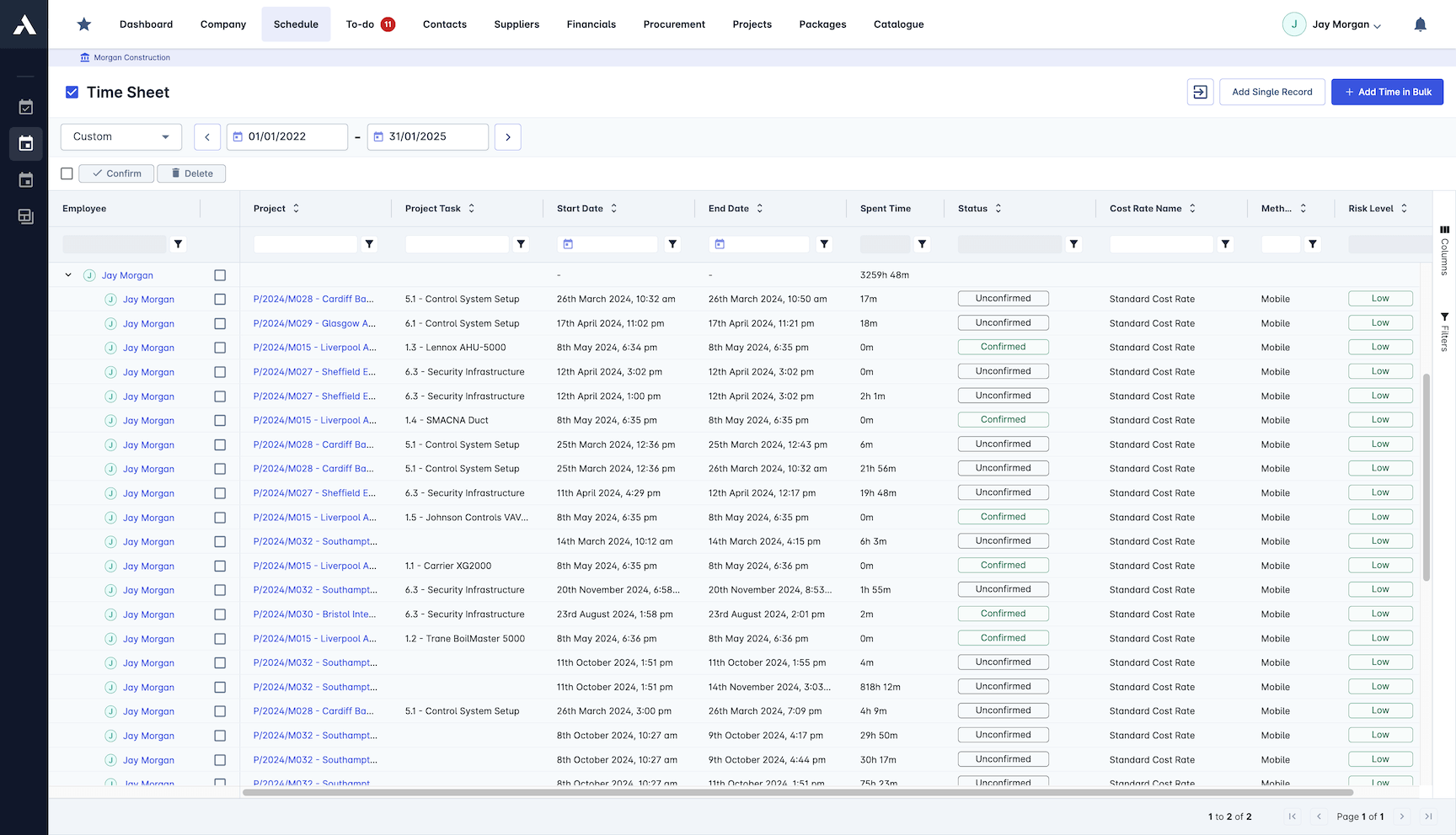 Time Tracking screenshot