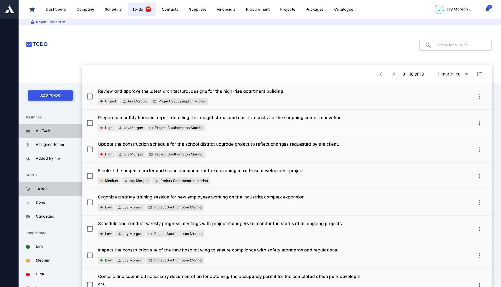 Progress Monitoring screenshot