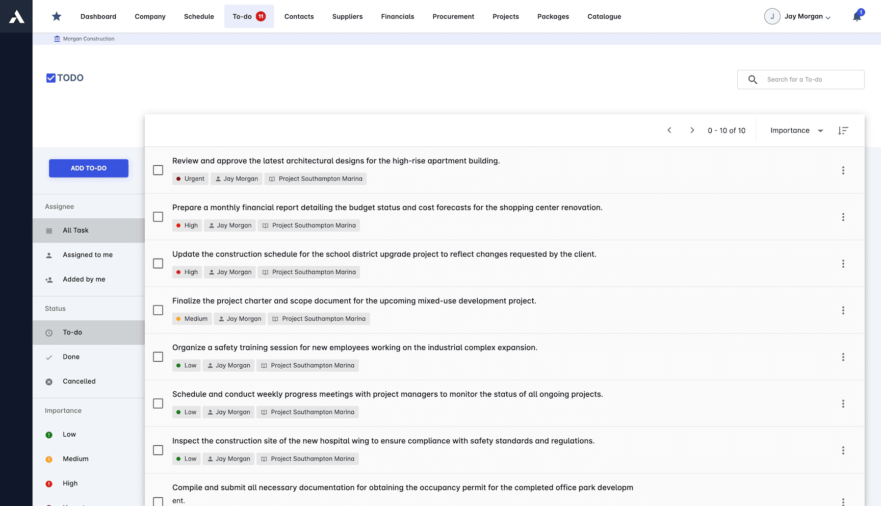 Progress Monitoring screenshot