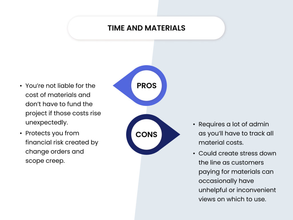 Time and Materials Pros & Cons