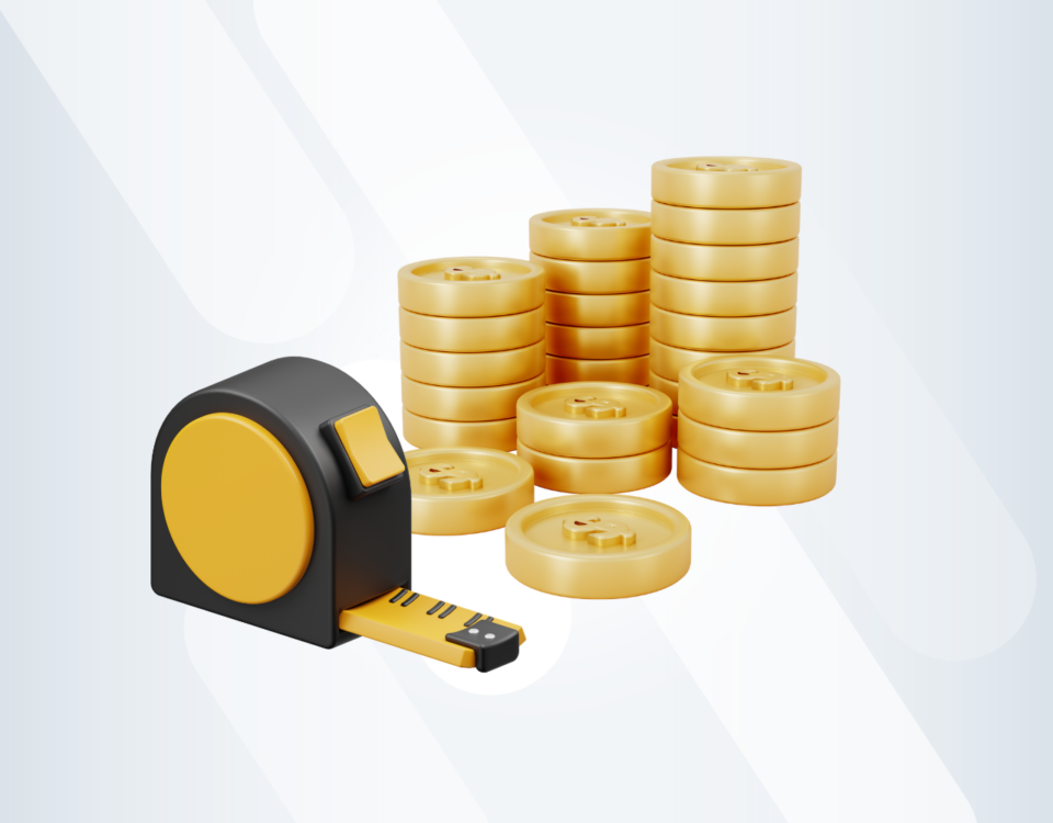 Article thumbnail with 3d image of stack of coins and measuring tape