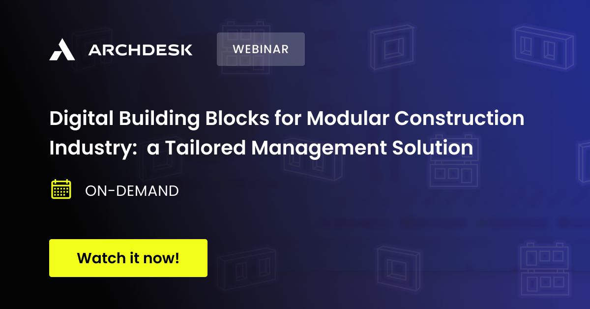 Webinar - Digital Building Blocks for Modular Construction Industry: A ...